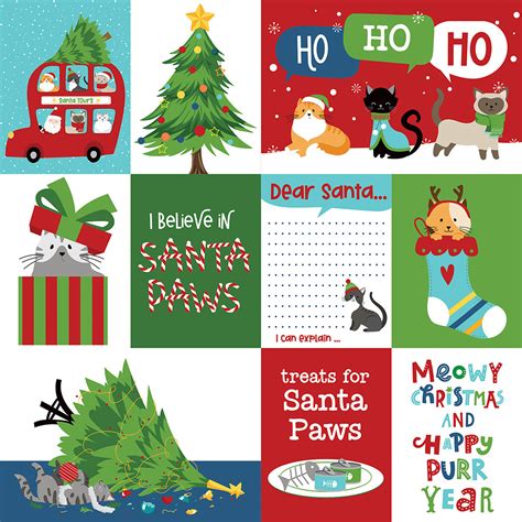 PhotoPlay Santa Paws Collection Christmas 12 X 12 Double Sided