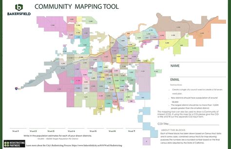 City of Bakersfield population placement map | News | bakersfield.com