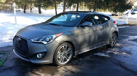 2016 Hyundai Veloster Turbo In Matte Gray Pearl