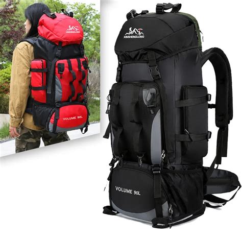 L Wasserdichter Wander Camping Rucksack Trekking Tasche Rucksack Gro