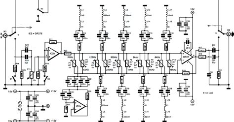 Graphic Equalizer Schematic Circuit Diagram Equalizer Graphi