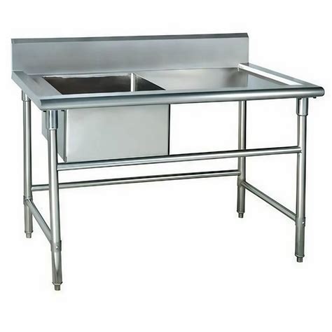 Single Sink Unit With Work Table At Rs Ss Sink Table In