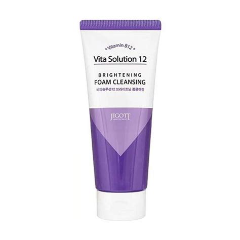 Осветляющая пенка для умывания Jigott Vita Solution 12 Brightening Foam ...