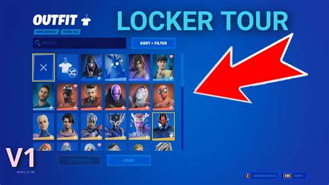 My Fortnite Locker Showcase Youtube