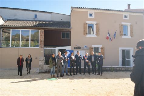 Ardèche Laurac en Vivarais inauguration de la nouvelle mairie dans