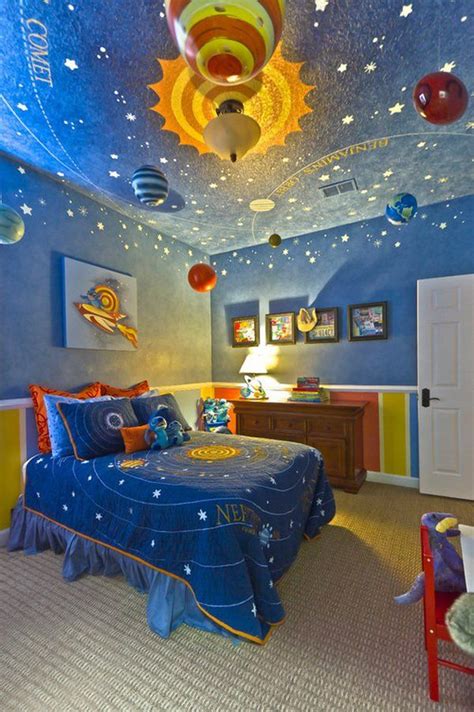 20+ Space Themed Bedroom Ideas - HMDCRTN