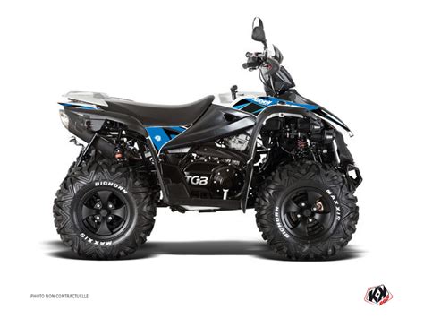 TGB Target ATV Stage Graphic Kit Blue Black Kutvek Kit Graphik