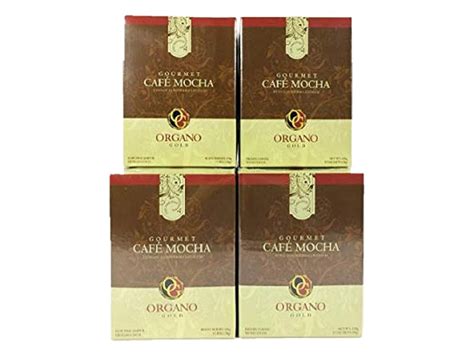 Amazon 4 Box Of Organo Gold Gourmet Cafe Mocha 14 9 Oz NET 15