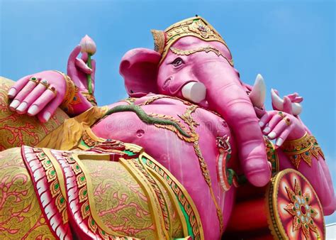 Pink Ganesha In Thailand Stock Photo Image Of Goddess