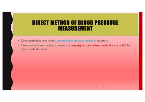 Blood Pressure Measurement Ppt