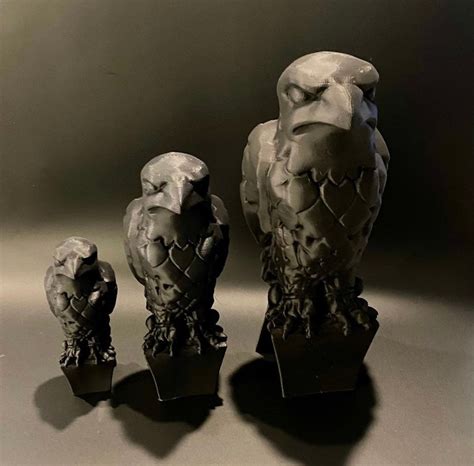 Fabulous 3d Printed Replicas Of The Maltese Falcon 3 Sizes Etsy