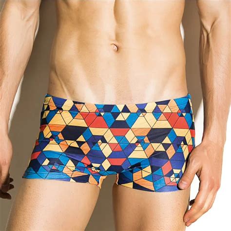 Seobean Swimwear Men Swimming Trunks Sexy Pictures Gay Male Swimsuit