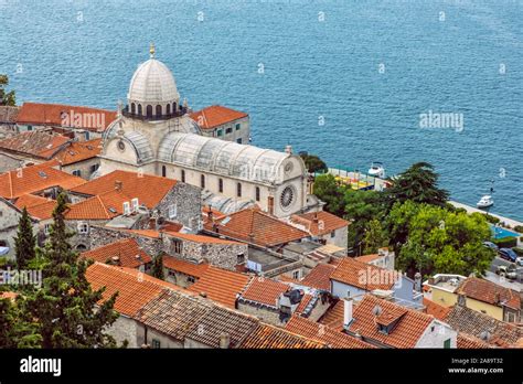 Catedral De Santiago Katedrala Sv Jakova En Sibenik Croacia