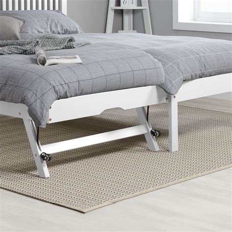 Buxton White Guest Bed W2 Clay Mattresses Happy Beds
