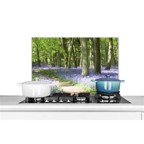 Fond de Hotte MUCHOWOW Forêt Chemin Fleurs Nature Aluminium