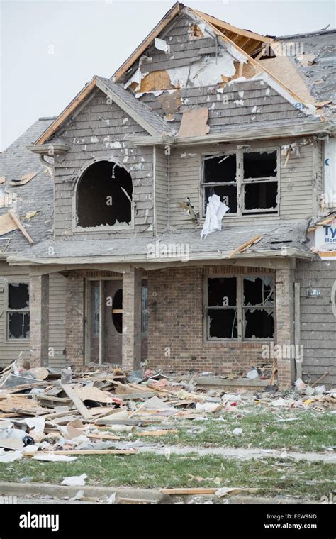 House Destroyed By Tornado Stock Photo Royalty Free Image 78002329