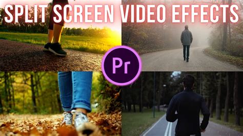 How To Create Split Screen Video Effects In Adobe Premiere Pro Premiere Pro Tutorials Youtube