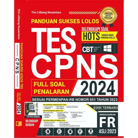 Jual BUKU CPNS 2024 FULL SOAL PENALARAN FR ASLI 2023 Shopee Indonesia