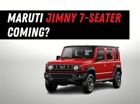 Maruti Jimny 7-seater in the works » MotorOctane