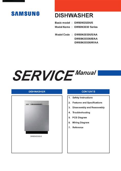 Samsung Rs25h5121sr Service Manual Download Now