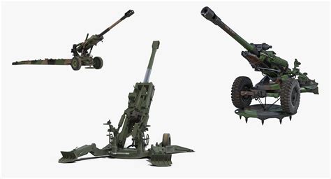 Rigged Howitzers 3D Models Collection 3D Model $139 - .max - Free3D