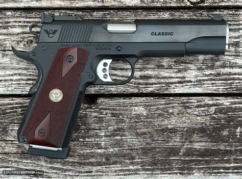 Wilson Combat Classic 45 Acp Polished Blue Slide 1911 5 Barrel Cl Fs