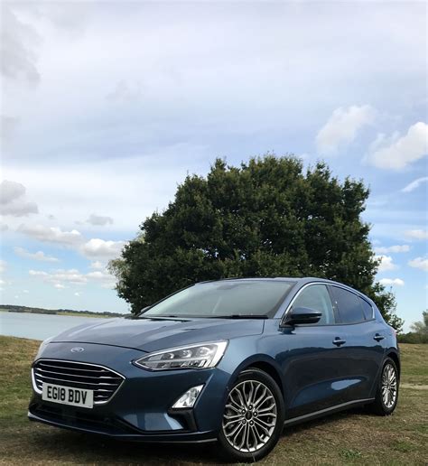 2019 Ford Focus Blue Front Side Review Driving Torque