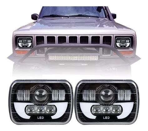 Proyector Led 6x7 Faro 5x7 Hi Lo Haz Sellado Camione Jeep N Cuotas