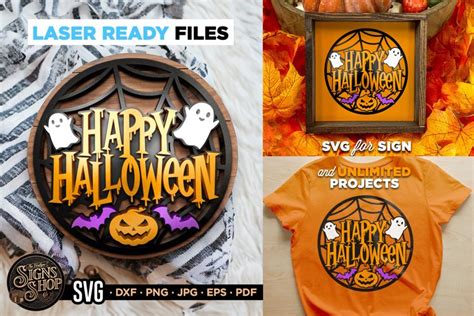 Halloween SVG Round Signs