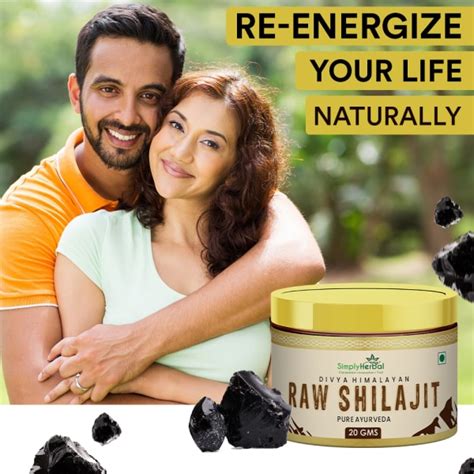 Simply Herbal Divya Himalayan Raw Shilajit Resin For Strength Power