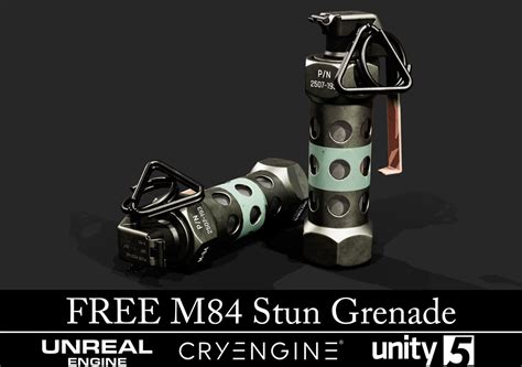 Free M84 Stun Grenade | CGTrader