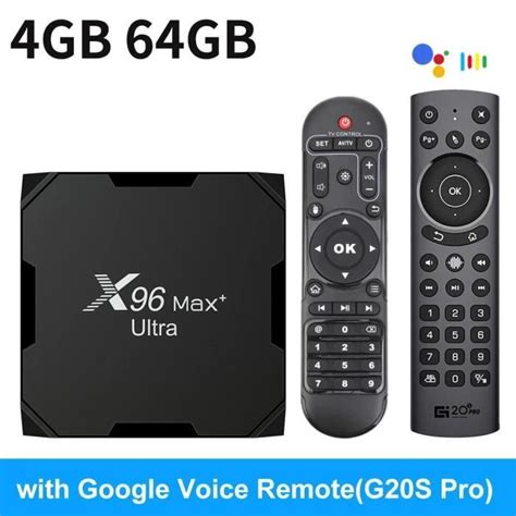 X96 Max Plus Ultra Smart Tv Boxandroid 11amlogic S905tage4 Go64 Go