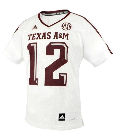 Texas Aandm Aggies Adidas Womens 12 Jersey 2017 Football Adidas