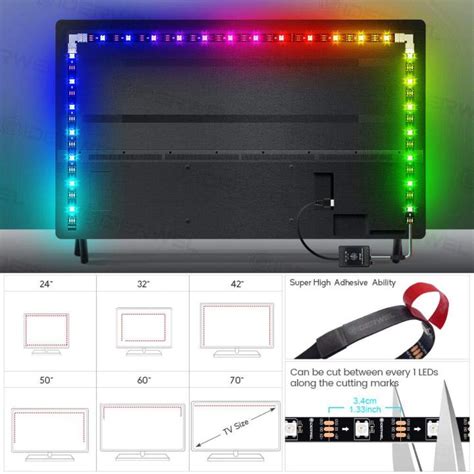 WS2812B Led Strip WS2812 IC Music Smart Led Pixels RGB Individually