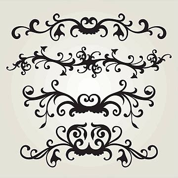 Floral Ornament Illustration Filigree Background Vector Illustration