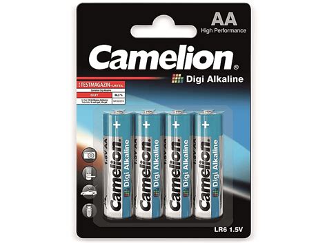 CAMELION Mignon Batterie Digi Alkaline LR6 4 Stück Alkaline Batterie