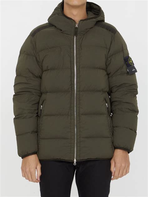 Buy Stone Island Seamless Tunnel Nylon Down Tc Jacket Green At 33