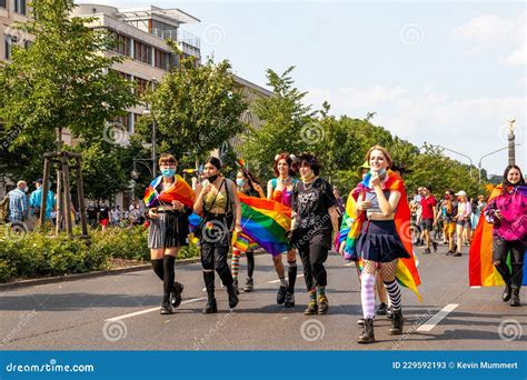 Inside The Parade Of Christopher Street Day Berlin Editorial Stock