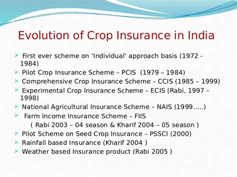 Agricultural Insurance