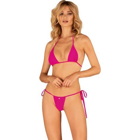 Obsessive Bikini Set Τριγωνάκι String Φούξια BestPrice gr