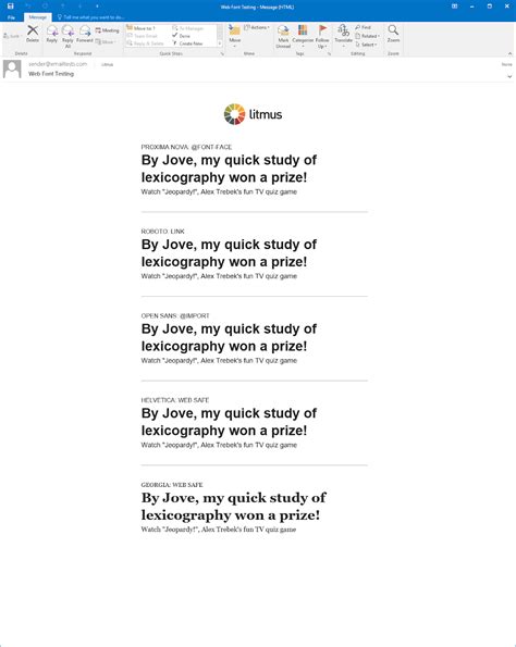 Web Fonts: How to Make Them Work Perfectly in Email | Litmus