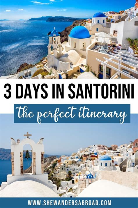 The Perfect 3 Days In Santorini Itinerary For First Timers Santorini