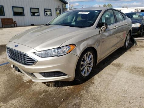 2017 Ford Fusion Se Photos Il Peoria Repairable Salvage Car Auction On Mon Feb 26 2024