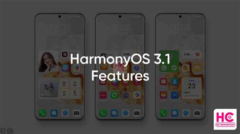 HarmonyOS 3 1 New Features 3D AOD Lock Screen Camera Icons And More