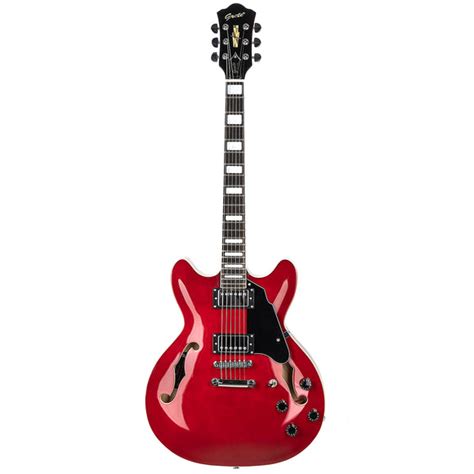 Grote Red Hollow Body Jazz Electric Guitar Grwb Zttr Grote Guitar