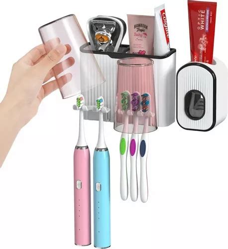 Dispensador De Pasta Dental Automatico Con Portaescobillas MercadoLibre