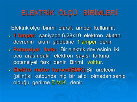 Ppt Elektr K Ve Elektr K Devreler Powerpoint Presentation Free