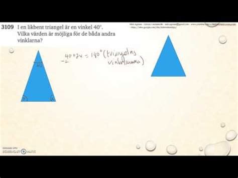 Matematik Ma B Kapitel Geometri Vinklar Och Vinkelsumma