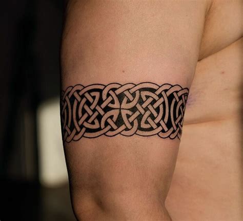 Celtic Warrior Band Tattoo