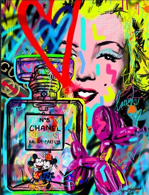 Chanel Pop By Taryn Treisman Print Artsper Pop Art Print